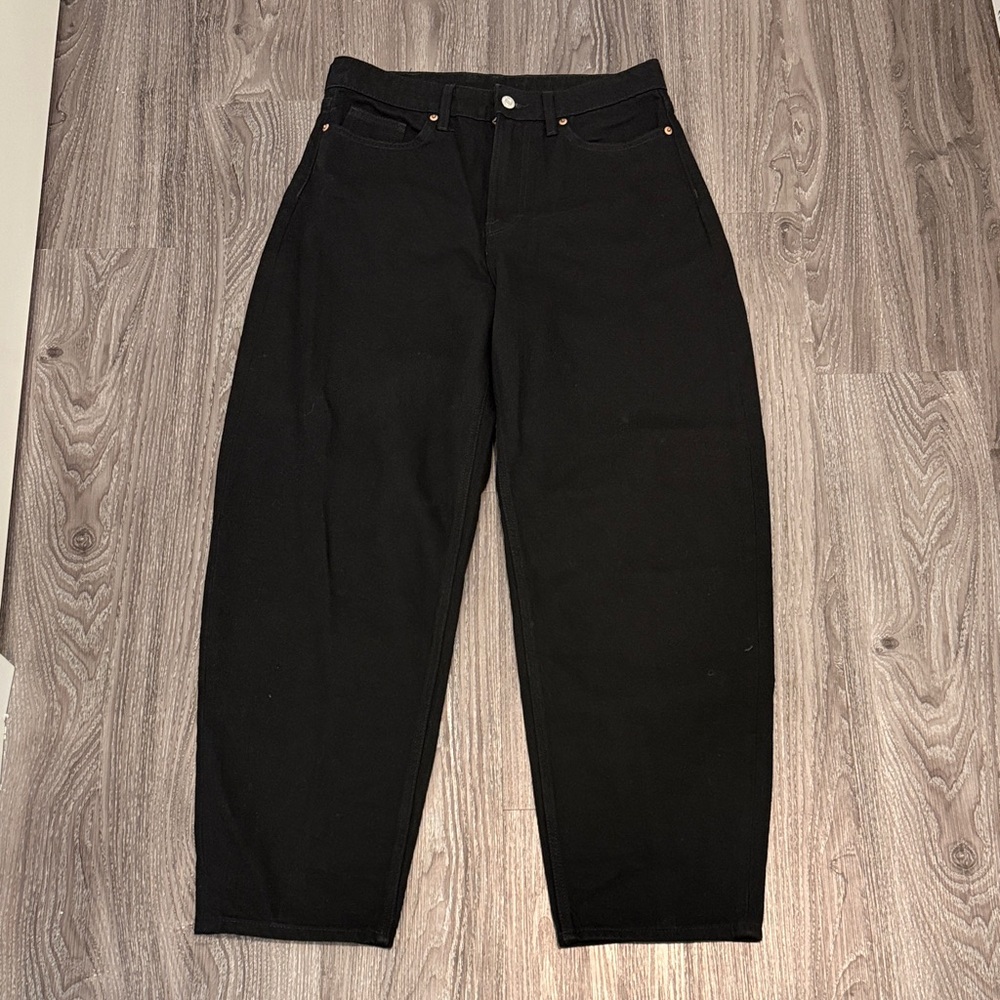 H&M barrel leg jeans